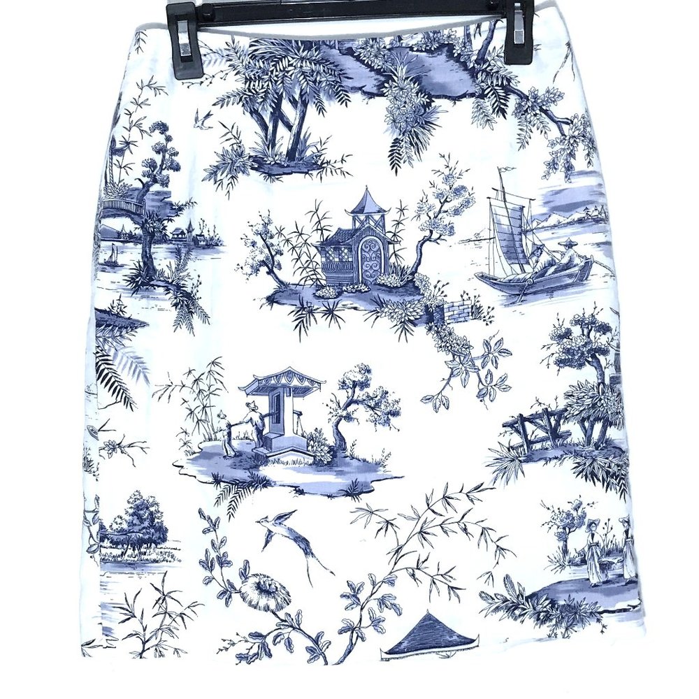 Toile-Patterned Miniskirt! ✨Vintage ✨